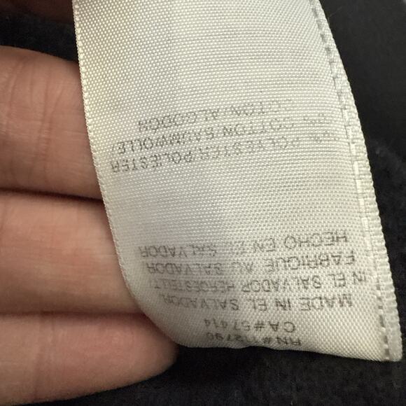 True Relgion Hoodie Men 2XL XXL Faded Black Logo Monogram AOP Sweatshirt Y2K Gym - Picture 7 of 9